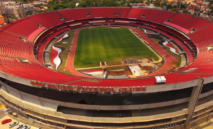 O estádio do Morumbi, do São Paulo, deverá preservar a volumetria e outras características do projeto original