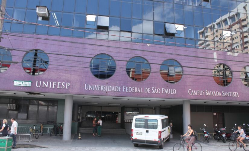 O campus da Baixada Santista da Universidade Federal de São Paulo (Unifesp) suspendeu as atividades acadêmicas na quinta