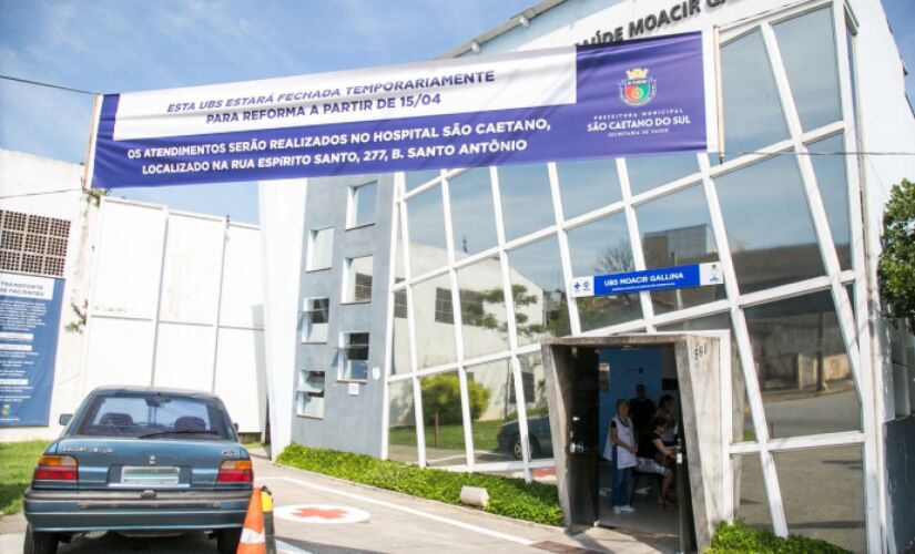 Os atendimentos aos pacientes da UBS Moacir Gallina (foto) serão realizados no Hospital São Caetano