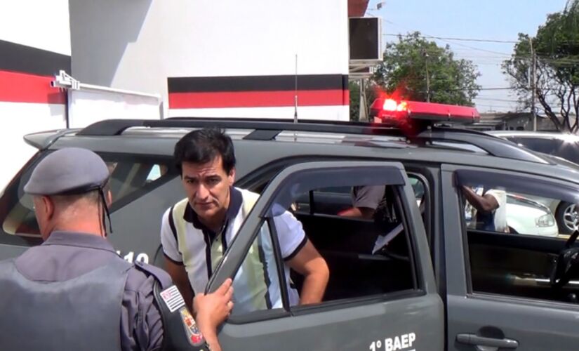 Ex-prefeito de Indaiatuba, Reinaldo Nogueira, ao ser preso em 2016; ele foi condenado a 15 anos 
