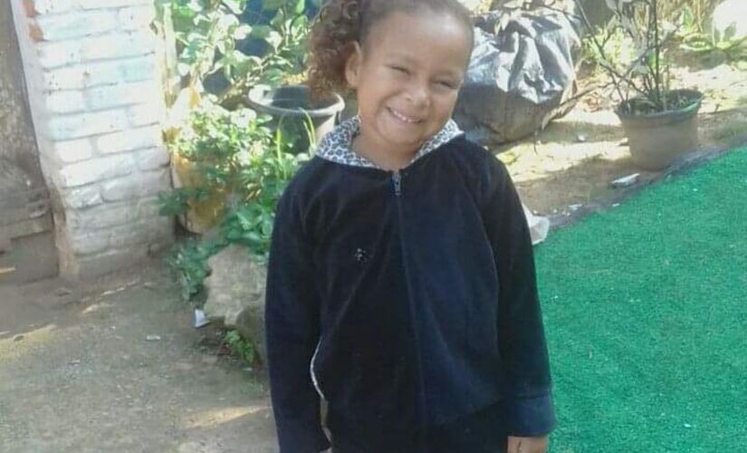 A menina Kauane Crishiny Soares Rodrigues, de 6 anos, estava desaparecida desde o último dia 17