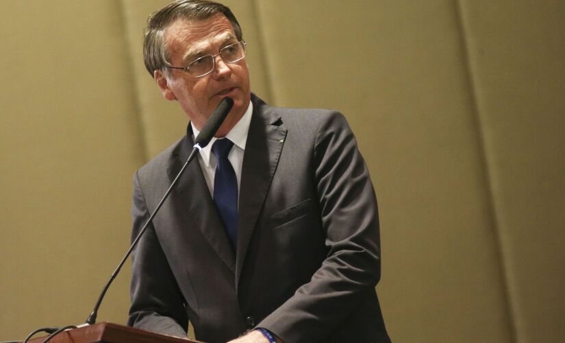Em cerimônia, presidente Jair Bolsonaro disse também estar preocupado com as eleições argentinas