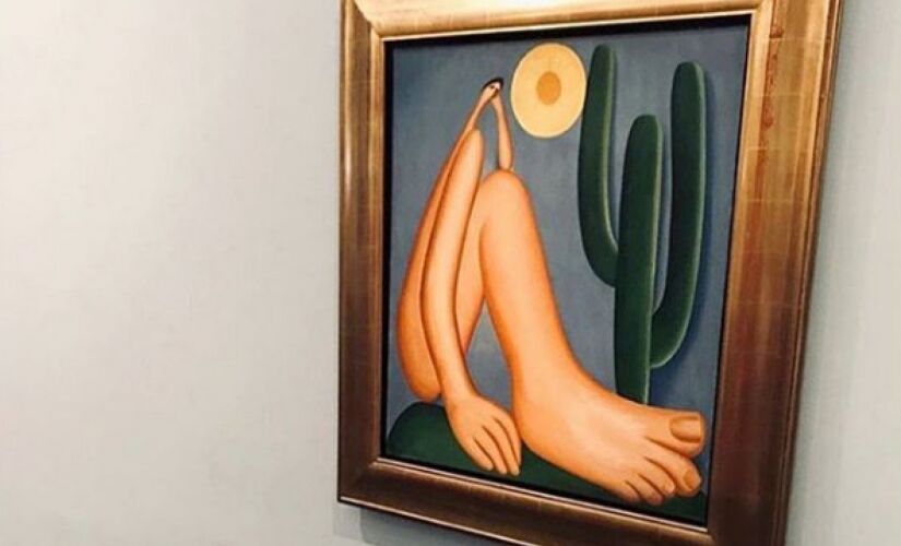 A obra "Abaporu" (1928) também está exposta no Masp; também é possível ver outros 92 trabalhos de Tarsila no local 