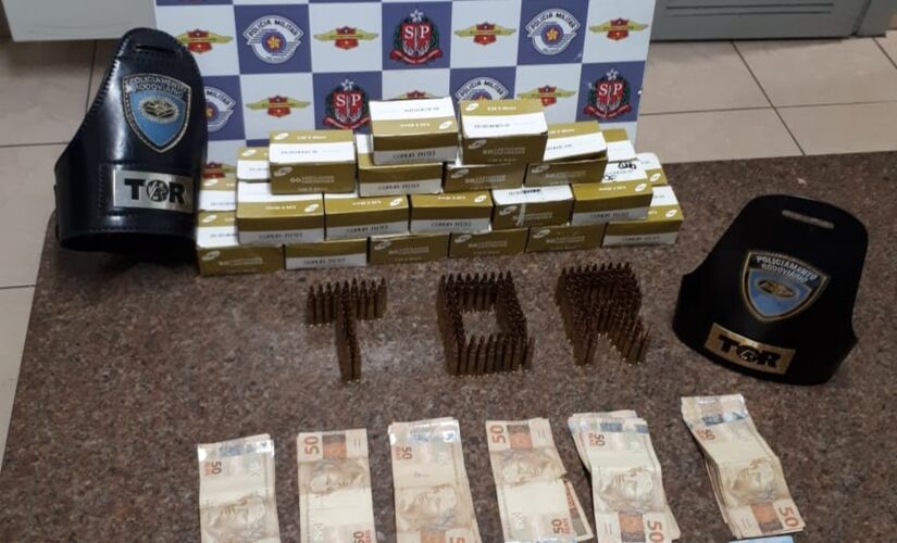 Munições de fuzil e dinheiro aprendidos estavam com casal de oficiais do Exército de Campinas 