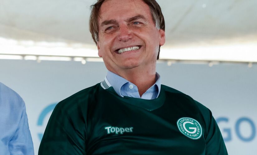 O presidente Jair Bolsonaro participou do lançamento oficial do projeto Juntos pelo Araguaia ontem