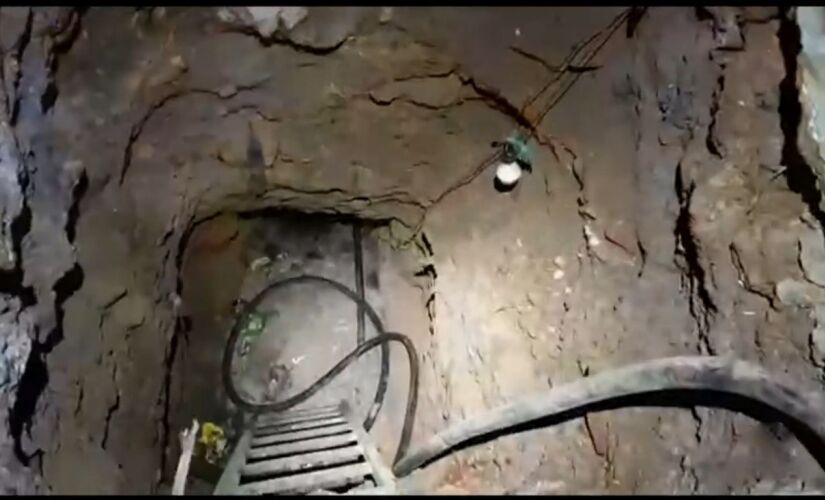 Túnel com 20 metros de comprimento escavado a 5 metros de profundidade captava o combustível
