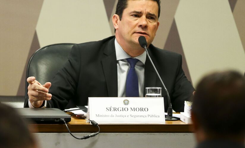 'E, se houver ali irregularidade da minha parte, eu saio', disse o ministro Sergio Moro no Senado