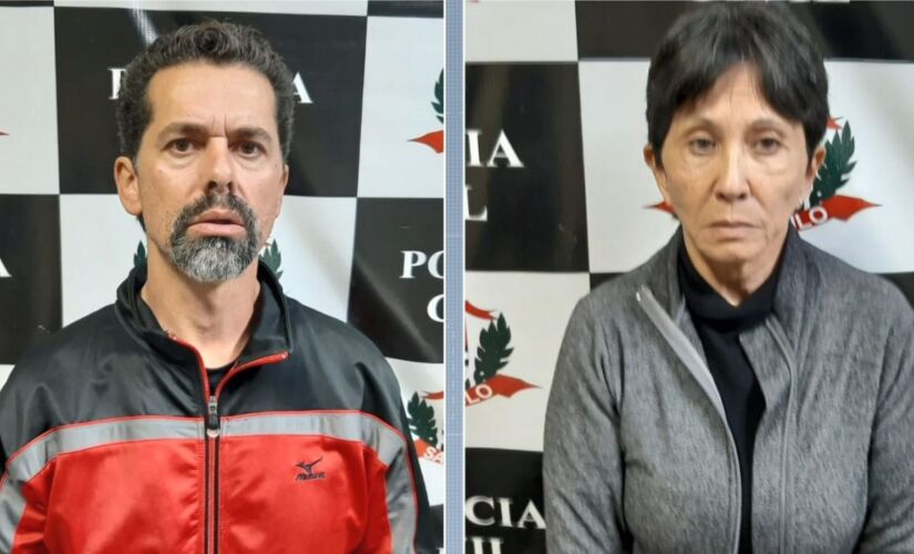 Écio Pilli Júnior, 47, e Marina Okido,65, usaram os documentos da vítima para abrir conta em banco 
