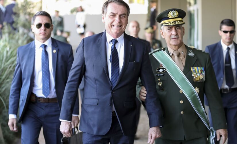 O presidente Jair Bolsonaro (PSL) participou de cerimônia do Exército nesta quarta-feira, em São Paulo