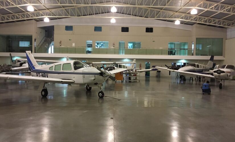 Aviões usados para transporte de droga apreendidos em operação da PF em fevereiro de 2019