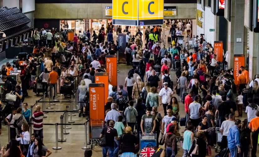 A taxa de embarque em Guarulhos, na Grande São Paulo, ficará em R$ 32,06 para voos domésticos