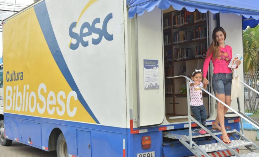 Unidade móvel do Sesc dá acesso gratuito a livros e revistas 
e estará em Embu nos dias 16 e 30 de julho, das 10 às 15h30