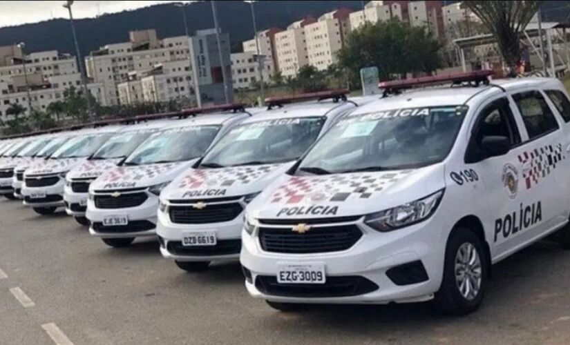 Viaturas da Pol&iacute;cia Militar de S&atilde;o Paulo