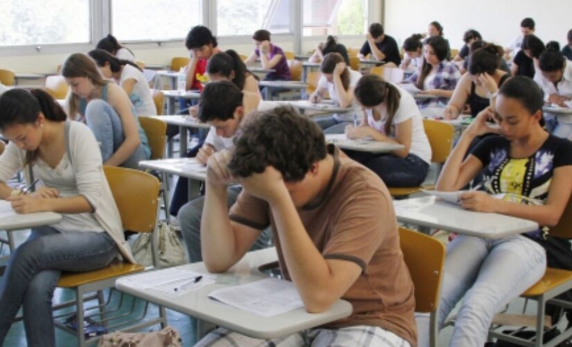 Candidatos durante a Fuvest