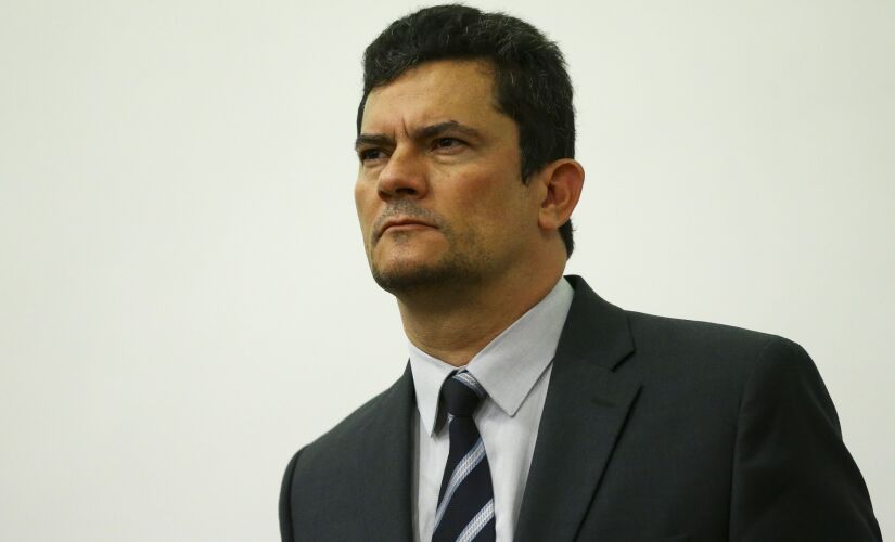 O ministro da Justiça e Segurança Pública, Sergio Moro, se reuniu com Bolsonaro no Planalto