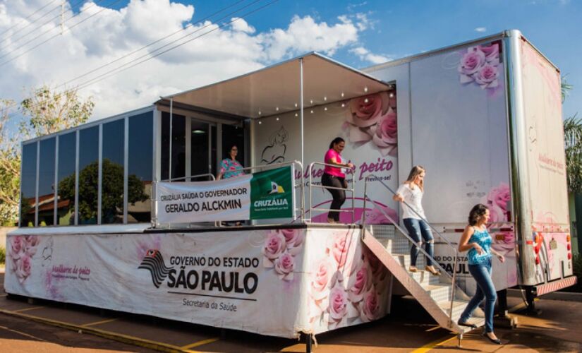 Carreta Mulheres de Peito atende em Po&aacute;