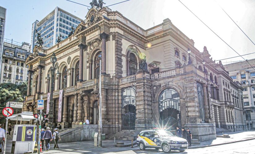 Theatro Municipal, no centro de S&atilde;o Paulo