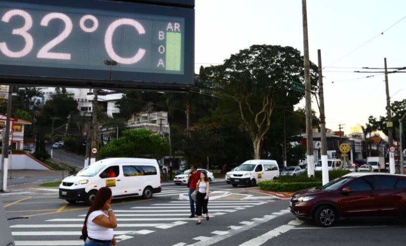 A marca registrada foi de 32,1°C, o recorde anterior era de 31,7°C