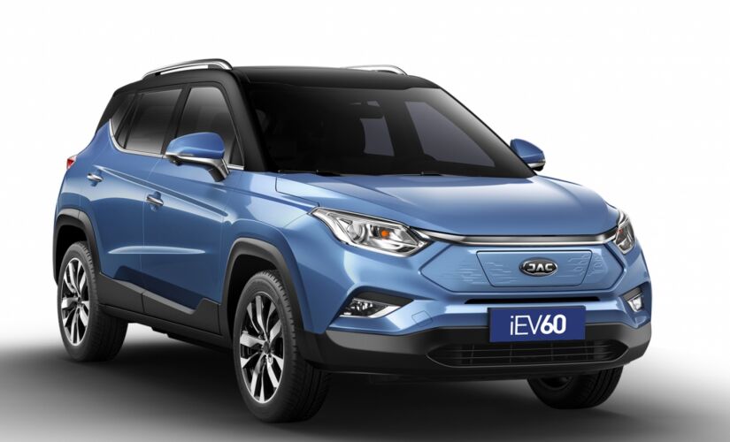 O iEV 60 será o maior SUV elétrico da JAC no Brasil