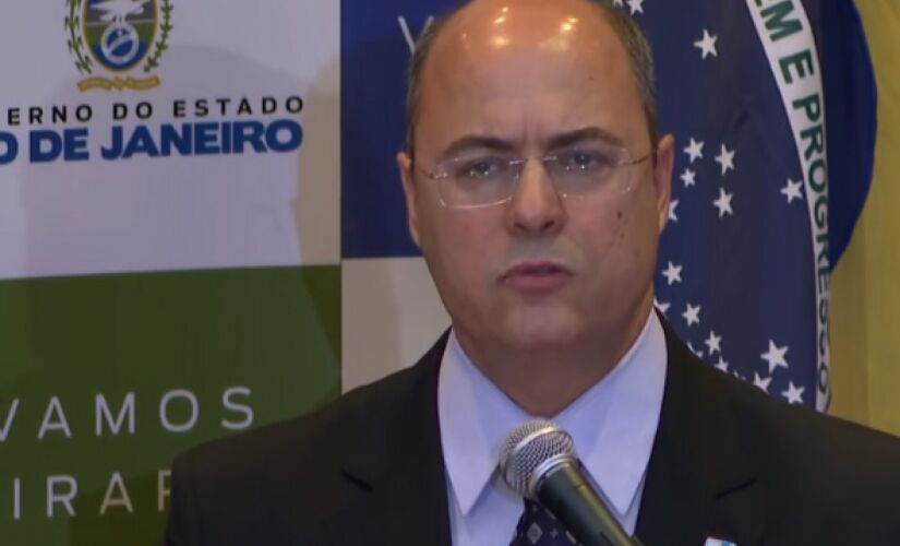  O governador do Rio de Janeiro, Wilson Witzel (PSC)em coletiva