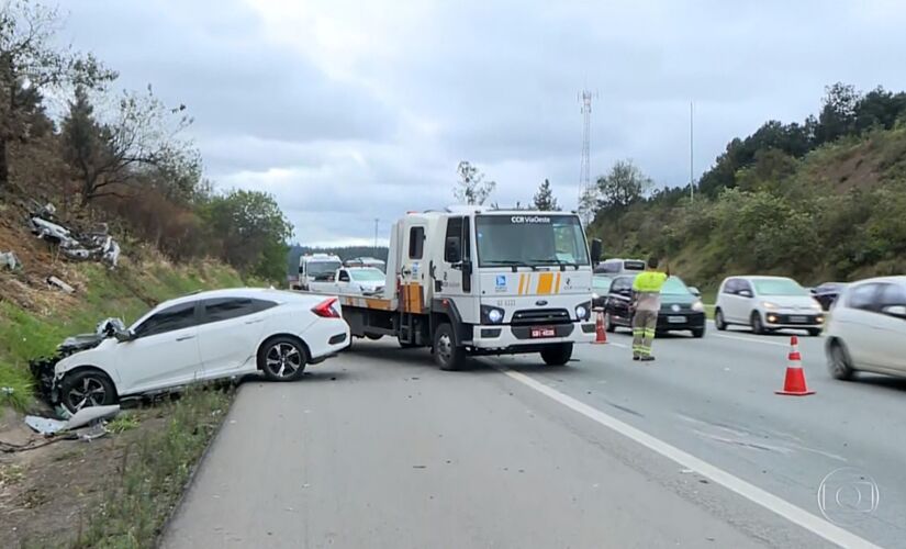Acidente aconteceu na manhã  de domingo na altura do quilômetro 40 da rodovia Castello Branco