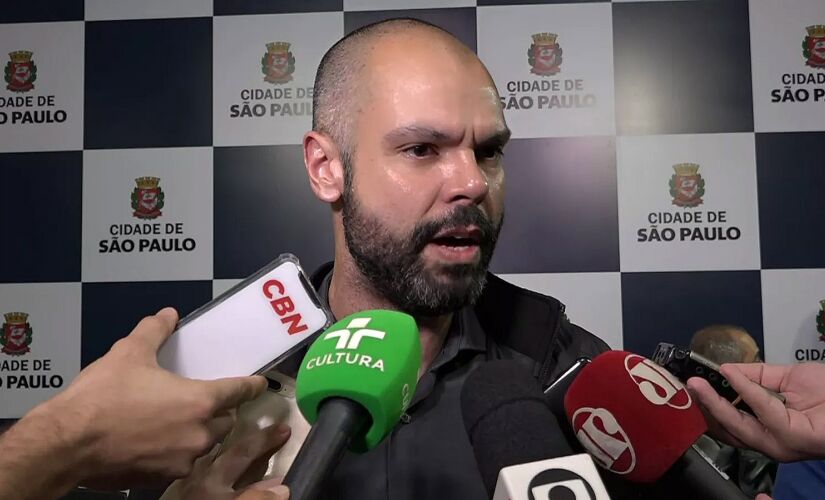 Prefeito Bruno Covas comentou a confusão com ambulante durante coletiva de imprensa na quinta