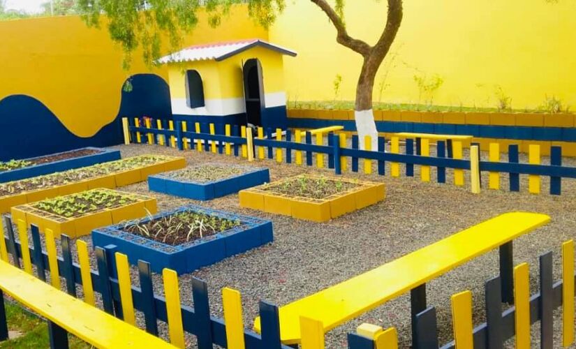 Além da reforma, unidade de ensino também terá uma horta