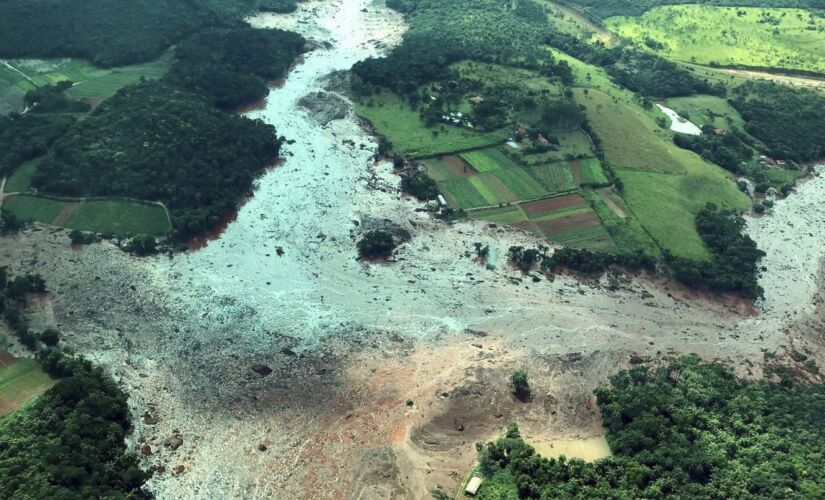 Região atingida pelo rompimento da barragem Mina Córrego do Feijão, em Brumadinho, em Minas