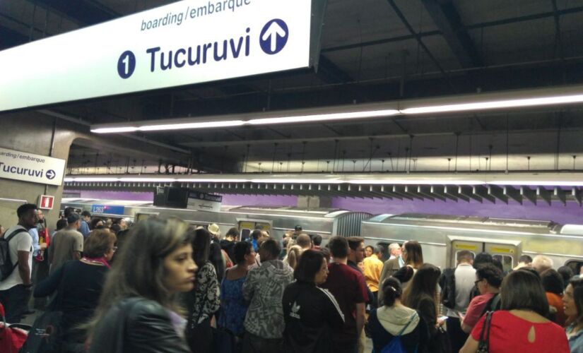 CAPITAL - Falha na Linha azul do metro cred Aline Fonseca GSP