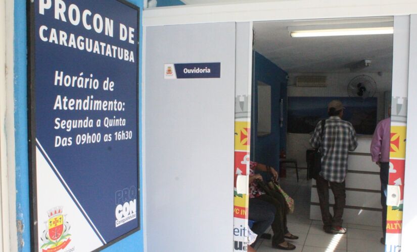 O atendimento no Procon da cidade é realizado de segunda a quinta-feira, das 9h às 16h30