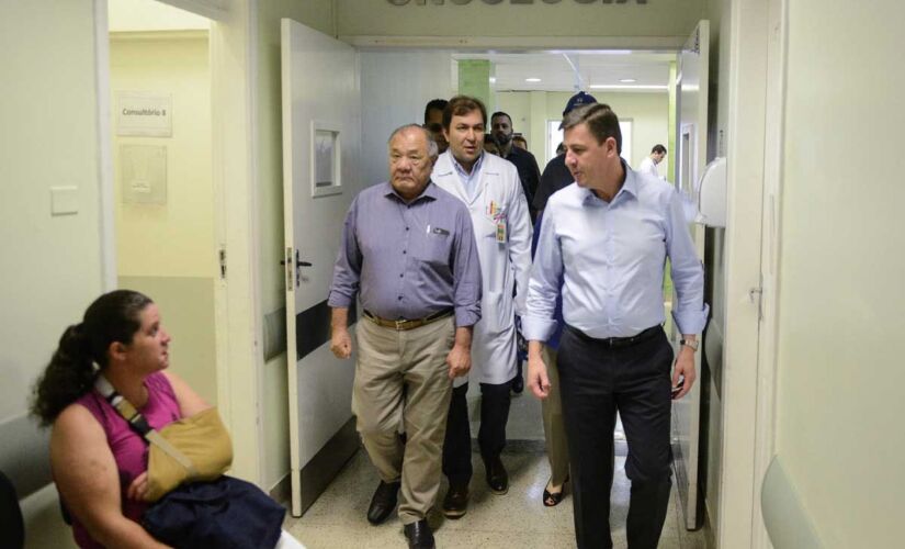 Prefeito visitou nessa semana as intervenções no Hospital Anchieta; investimento é de R$ 10 milhões