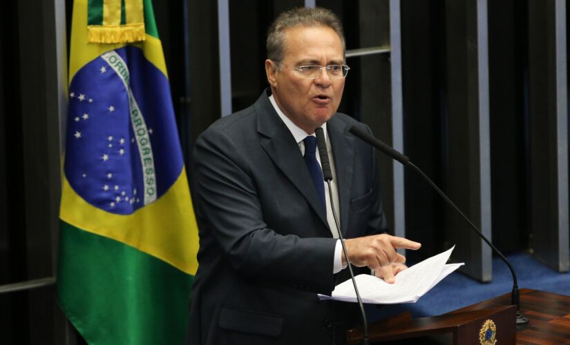 O senador Renan Calheiros (MDB-AL) 