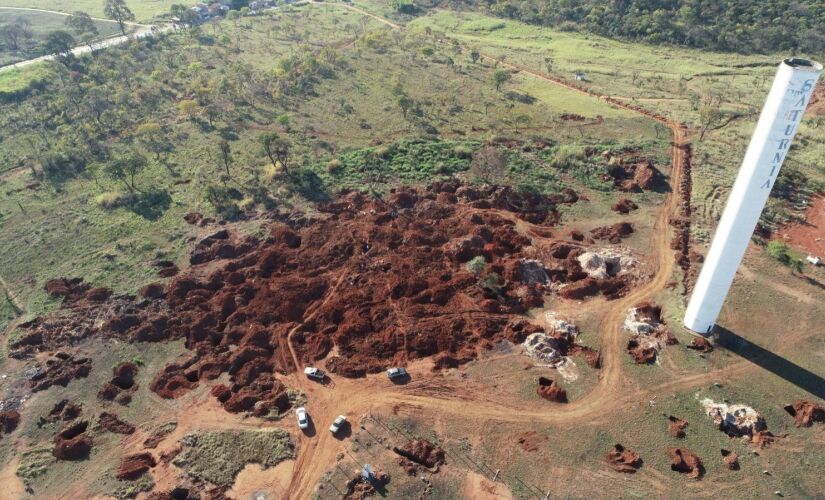 Em julho deste ano, moradores denunciaram a volta do garimpo, na área da Satúrnia em Sorocaba