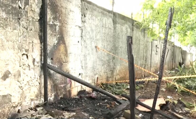 Barraco que pegou fogo ficava às margens da avenida 23 de Maio