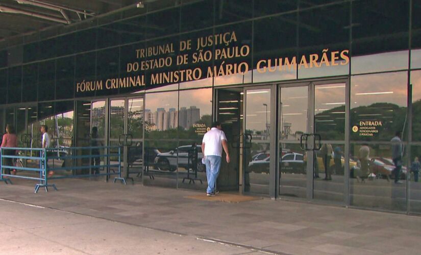 CAPITAL_Fachada do Fórum da Barra Funda, Zona Oeste de São Paulo_Reprodução-TV Globo