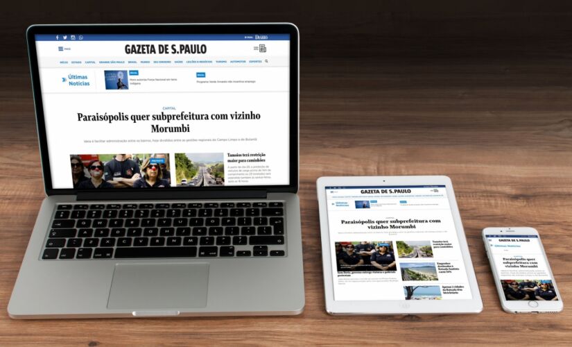 Novo site pode ser acessado por diversos tipos de dispositivos