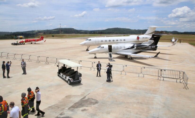 O São Paulo Catarina Aeroporto Executivo está numa área de 5,2 milhões de metros quadrados