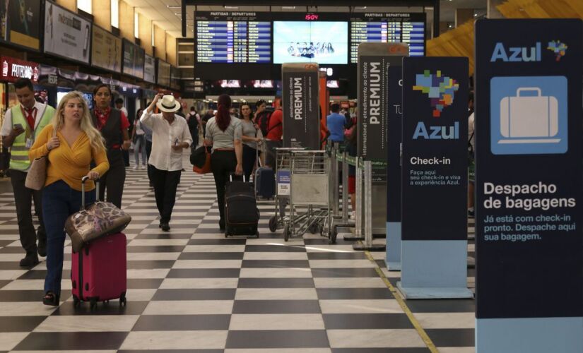 O Aeroporto de Congonhas fica localizado na zona sul da capital paulista