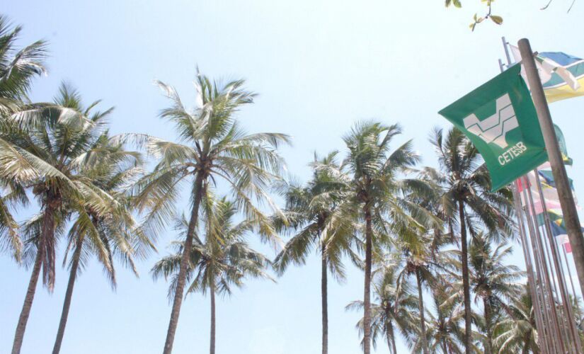 PRAIA. Em Santos, a praia do Gonzaga está entre as praias de Região com bandeira verde
