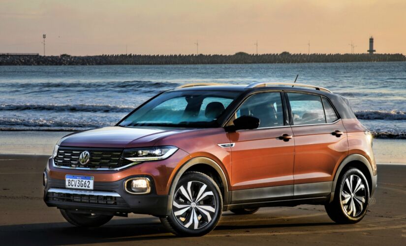 O Volkswagen T-Cross é o utilitário esportivo da marca alemã