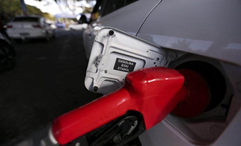 Posto de gasolina na cidade de S&atilde;o Paulo