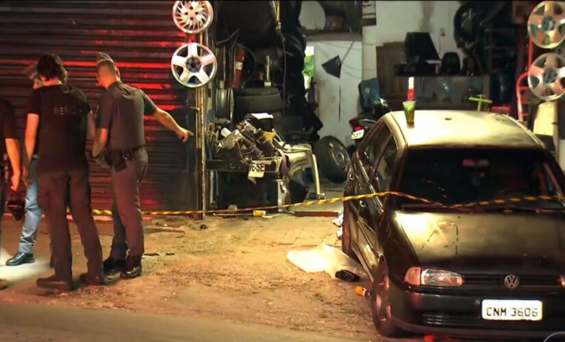 Borracharia localizada na rua Zike Tuma, no Jardim Ubirajara