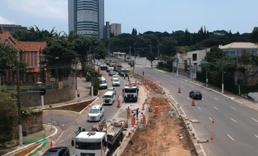 O maior jardim est&aacute; no canteiro central da Rua Major Natanael