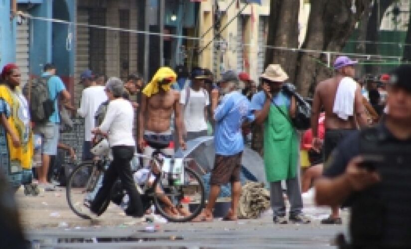 Região da Cracolândia, em São Paulo