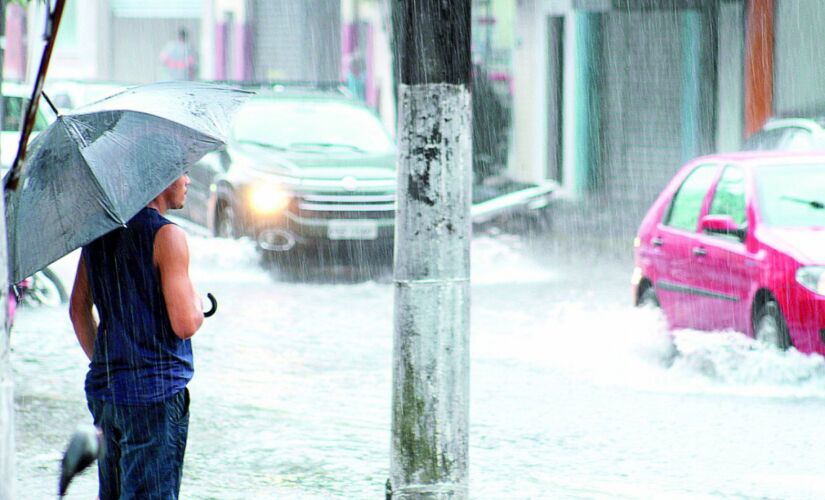 São esperados entre 80 e 110 milímetros de chuva no período para as regiões