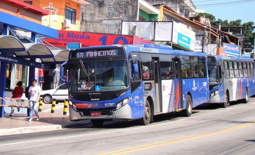 A passagem mais cara entre as cidades que compõem a região sudoeste da Grande SP chegou a R$ 12,80