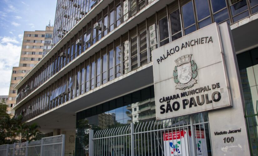Sede da C&acirc;mara Municipal de S&atilde;o Paulo, no centro da Capital