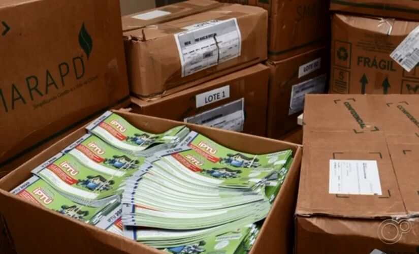 Serão entregues cerca de 298 mil carnês e 47.733 deles já 
saíram da Prefeitura de Sorocaba para a primeira postagem