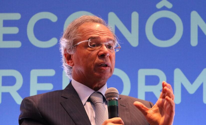 Guedes participou nesta quinta (30) de um debate sobre a agenda econômica em São Paulo