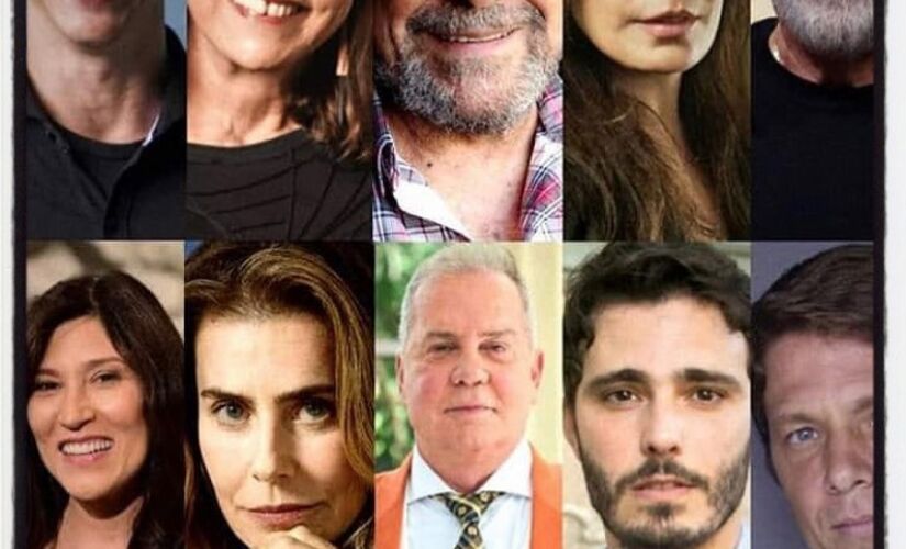 A atriz postou em seu Instagram uma colagem de imagens de artistas que manifestaram apoio ao ENTITY_quot_ENTITYsimENTITY_quot_ENTITY que ela disse à secretaria